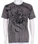 All Over Stripe Discharge Screen Printed Cotton Adult Mens Fashion T-Shirt - Clearance Sale !