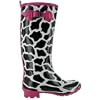 Ladies Animal Print Wellington Boots