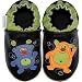 Robeez Funky Monsters Black Soft Sole Baby Shoes 6-12 months * 08 Newest Collection -- We Have Large Selections! *