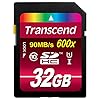 Transcend 32GB Ultimate SDHC Class 10 UHS-I 600x [Frustration-Free Packaging]