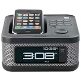 Memorex MI4604P Mini Alarm Clock Radio for iPod and iPhone (Black)