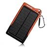 Poweradd&trade; Apollo 7200mAh Portable USB Charger Power Bank, Constructed with a Solar Panel for Emergency Charging. For iPhone 6 Plus 5S 5C 5 4S, iPods, Galaxy Note 4 3, Galaxy S5 S4 S3, LG G3, Nexus, HTC One M8, Gopro Camera, GPS and More