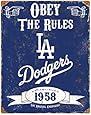 MLB Los Angeles Dodgers Party Animal Vintage Metal Sign