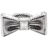 Tiffany Bow Silver Tone Stretch Ring