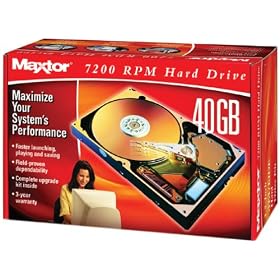 Maxtor DiamondMax Plus 40 GB 7200 RPM Internal Hard Drive