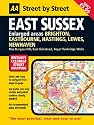 AA Street by Street East Sussex: Midi