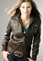 GIPSY DAMEN LAMMNAPPA LEDERJACKE Trixi LNW Washlook dunkelbraun