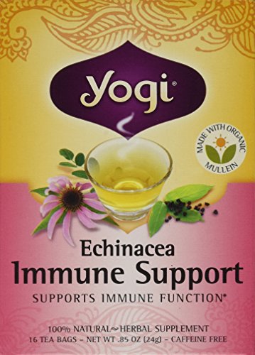 Yogi Herbal Tea Immune Support Echinacea -- 16 Tea Bags Yogi Herbal Tea Immune Support Echinacea -- 16 Tea Bags