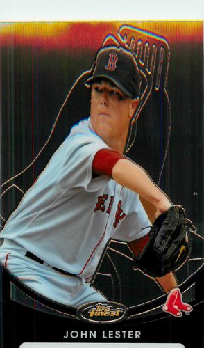 2010 Topps Finest Baseball Card #73 John Lester Boston Red Sox Mint Condition - Shipped in Protective ScrewDown Display Case!