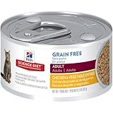 Hill's Science Diet Adult Grain-Free Chicken Entree Cat Food Can, 2.9-Ounce, 24-Pack