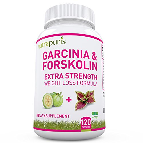 Best '2-in-1' Garcinia Cambogia and Forskolin Extra Strength Weight Loss Formula - 120 All Natural 770mg Capsules - Super Pure Garcinia Formula with 65% HCA - Powerful, Safe Weight Loss Supplement - Perfect For Men And Women Of Ages - Suitable for Vegetarians and Vegans - Backed By The Nutrapuris Lifetime 'Happiness' Guarantee! Best '2-in-1' Garcinia Cambogia and Forskolin Extra Strength Weight Loss Formula - 120 All Natural 770mg Capsules - Super Pure Garcinia Formula with 65% HCA - Powerful, Safe Weight Loss Supplement - Perfect For Men And Women Of Ages - Suitable for Vegetarians and Vegans - Backed By The Nutrapuris Lifetime 'Happiness' Guarantee!