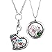 Floating Locket CZ Birth Month CZ Charms