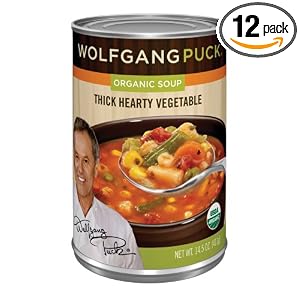 Wolfgang Puck Organic Thick Hearty Vegetable Soup, 14.5-Ounce Cans (Pack of 12)