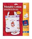 Avery Printable Fabric for Inkjet Printers, 8.5 x 11-Inches, Pack of 3 (53207)