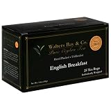 Walters Bay & Company, Pure Ceylon Gold Tag English Breakfast Tea, 25-Count Boxes  (Pack of 8)