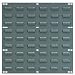 Akro-Mils 30618 Louvered Steel Panel for mounting AkroBins, 18-Inch Wide by 19-Inch High, Grey, Pack of 4