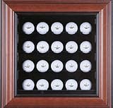 Deluxe 20 Golf Ball Cabinet Style Display Case