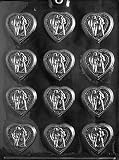 WEDDING HEARTS Wedding Candy Mold Chocolate