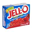 Jell-O Sugar-Free Gelatin Dessert, Cherry, 0.3-Ounce Boxes (Pack of 24)