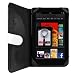 Unique Amazon Kindle Fire Tablet (Wifi Only, Wifi + 3G) Vangoddy White & Black Cover