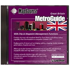 Garmin MetroGuide CD ROM (Great Britain)