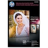 HP Premium Plus Photo Paper, High Gloss (60 Sheets, 4 x 6 Inches borderless)
