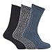 Mens Chunky Boot Socks With Wool (Pack Of 3)