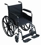 Access Point Medical AXS-1 Basic Wheelchair with Fixed Arms and Swing Away Footrests