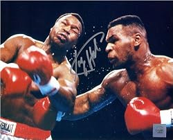 Larry Holmes Signed 8X10 Photo - Vs. Mike Tyson - Boxing - Authentic Celebrity Autographed