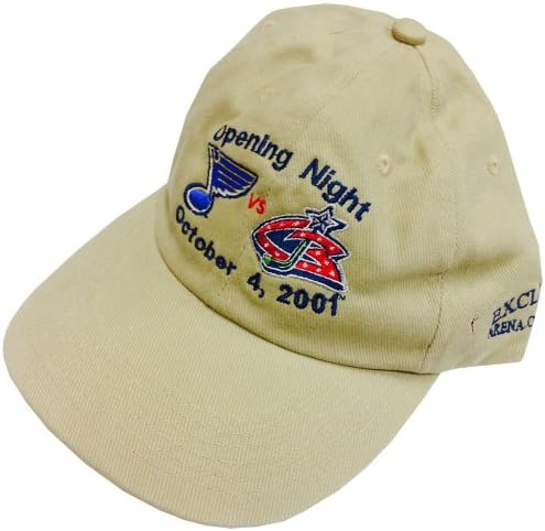 Columbus Blue Jackets Hockey Inaugural Season Khaki Hat