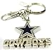Office Products : Silver Metal Dallas Cowboys Keychain