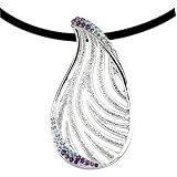 Sterling Silver Multicolor Gemstone Pendant