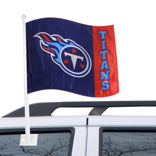 Tennessee Titans Navy Blue Car Flag