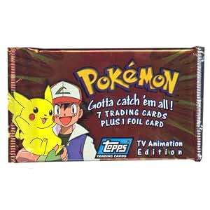 Amazon.com: Topps Pokemon Tv Animation Card Pack: Toys & Games