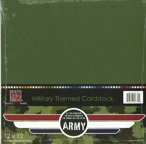 Bazzill Basics 12 by 12-Inch 25-Sheet Cardstock, 