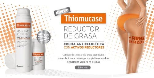 2x Thiomucase Pack Anti-cellulite Loose Fat 250ml Total 500ml