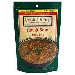 Bear Creek Country Kitchens Hot and Sour Soup Mix, 7.0 Ounce Bags (Pack of 6)