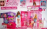 Barbie Glam Vacation House Playset w 2 Floors, Furniture & Carry Handle (2009)