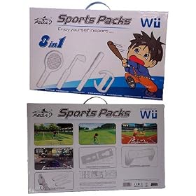 8-in-1 Wii Sports Pack Combo. Wii Sports Pack. (WII SOLD SEPERATELY) (Wii system is not included)
