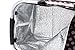 SUROY Picnic Basket, Insulated Folding Collapsible Market Picnic Basket Zip Closure Basket with Carrying Handles for Outdoor Picnic (Coffee Spot)