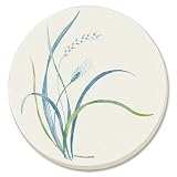 Corelle Coastal Breeze Absorbent Stone Coaster, 4-Pack