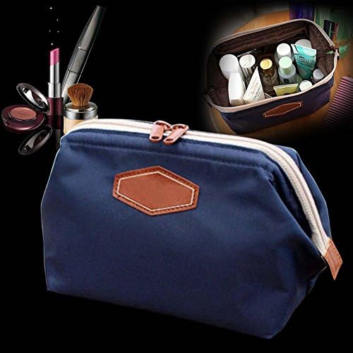 Spacious Multi-pocket Waterproof Travel Storage Bag Organizer Makeup Comestic Bag in Bag Large Capacity Toiletry Bags Wash Bag Towels and Lingerie Pouch Perfect for Travel Life (Blue)