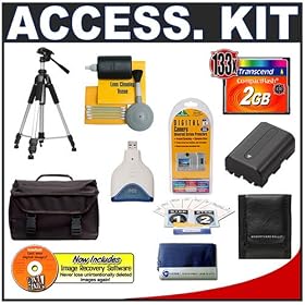 Click here to buy Accessory Kit for Sony Alpha DSLR-A100 A100H A100K A700 Digital SLR Camera with 2GB... by Sony.