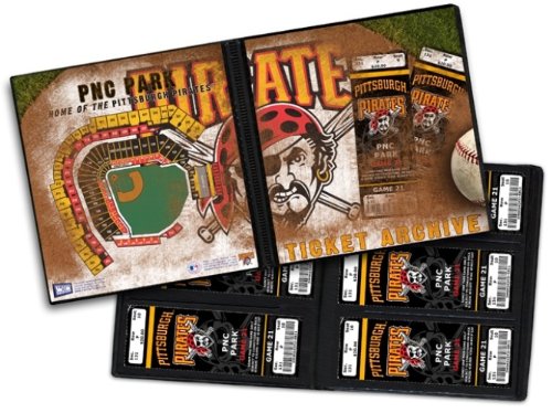 Pittsburgh Pirates Ticket Album, Holds 96 Tickets