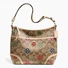 Coach Peyton Signature Clover Convertible Hobo F22223