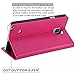 Note 4 Case, LK Galaxy Note 4 Wallet Case, Luxury PU Leather Case Flip Cover with Card Slots Pockets & Stand For Samsung Galaxy Note 4, Hot Pink
