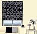 Kitchen & Housewares : Black & White CIRCLES Patterned Roller Blind / Blinds - 180cm x 170cm