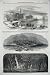 1850 Panorama Ohio River Nile Diorama Suez Mail Ship