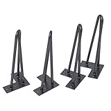 DIY hairpin Legs 12インチ　３脚タイプ　アイアンテーブル用脚　アンティーク脚　家具パーツ脚　4本