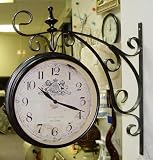 Product details for Antiqued Queen Her Majesty Double Sided Wall Clock
